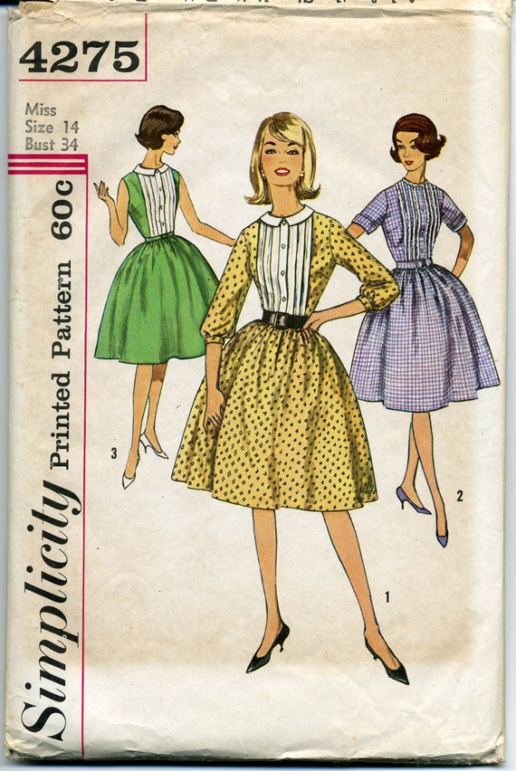 Vintage Juniors And Misses One Piece Dress Etsy Vintage Juniors And Misses One Piece Dress Etsy