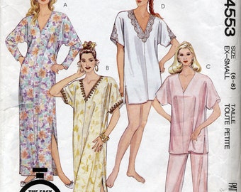 Misses' Caftan, Top And Pants Sewing Pattern - McCall's 4553 - Sizes 6-8 - UNCUT