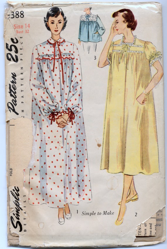 1950's style nightgowns
