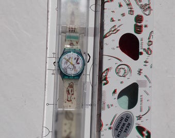 SWATCH WATCH GZ180 PACK Phil Collins Suitcase Rare 2003 New With