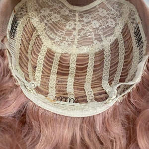 1950's Bombshell Pink Lace Front Wig image 10