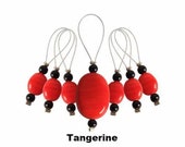 Tangerine Knitter's Pride - Zooni Stitch Markers