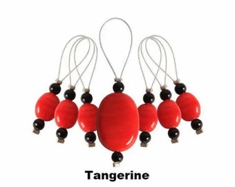 Tangerine Knitter's Pride - Zooni Stitch Markers