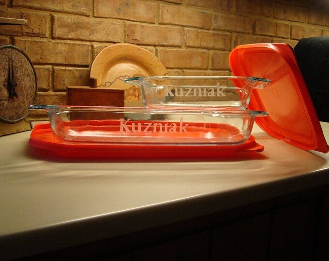 Personalized Pyrex Baking Dish Set - Etsy