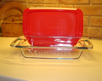 7x11 Personalized Pyrex Baking Dish