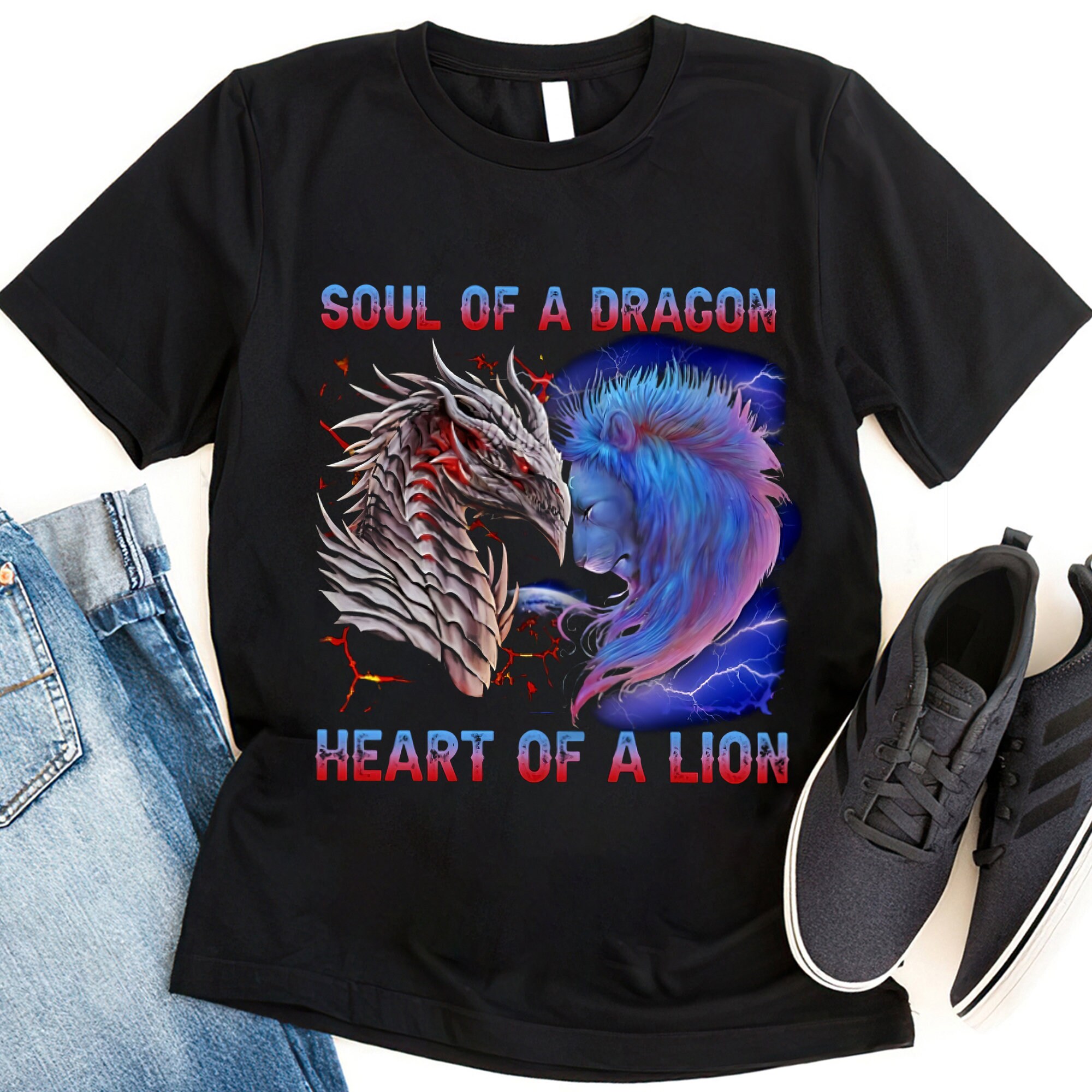 Soul of A Dragon Heart of A Lion Shirt 