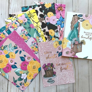 Fresh - PRINTABLE A6 Traveler&#39;s Notebook Kit - FOIL READY - Cut Files Included