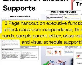 Executive Functioning Support Bundle