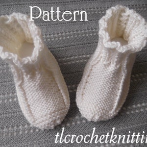 Instant Download Knitted Baby Boots Knitting pattern PDF. Knitting Baby Pattern. Knit for Baby. Knit Booties Pattern. image 3
