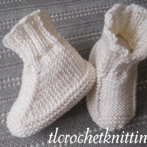 Instant Download Knitted Baby Boots Knitting pattern PDF. Knitting Baby Pattern. Knit for Baby. Knit Booties Pattern. image 1