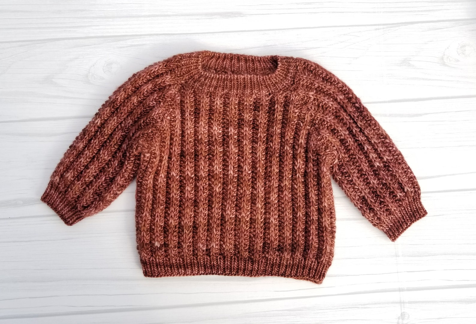 Merino Wool Baby Sweater. Hand Knit Baby Sweater. Brown Shades Etsy