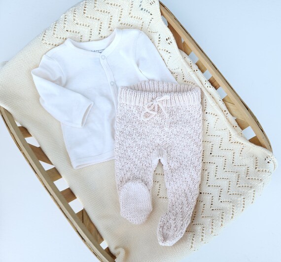 Cream baby leggings hotsell