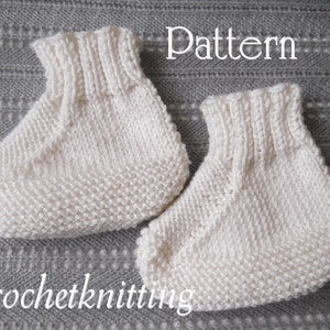 Instant Download Knitted Baby Boots Knitting pattern PDF. Knitting Baby Pattern. Knit for Baby. Knit Booties Pattern. image 2