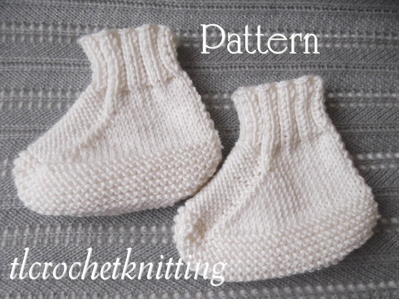 Instant Download Knitted Baby Boots Knitting pattern PDF. Knitting Baby Pattern. Knit for Baby. Knit Booties Pattern. image 2