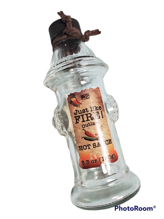 Small Glass Fire Hydrant Bottle 6 Inches Tall Etsy