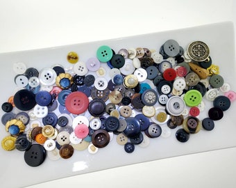 Large lot of misc buttons Mixed lot All styles  All shapes  All colors