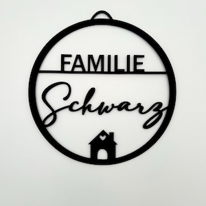 Personalized door wreath, individual door sign, front door sign, welcome sign, wedding gift idea, wall wreath, family sign, wreath