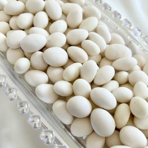 Grageas de almendras, almendras para boda, almendras con azúcar blanco, dulces de almendras, regalos para Nikkah, regalos para baby shower, regalos de compromiso 200 gr