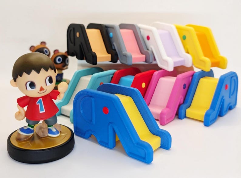 Elephant Slide Figurine | Animal Crossing | Video Game Figures image 1