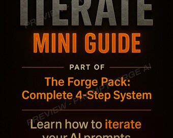 Mini Guide – Iteration Step (4-Step Prompting System)