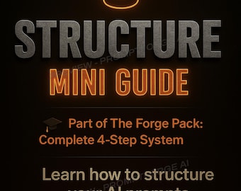 ETSY Mini Guide – Structure Step (4-Step Prompting System)