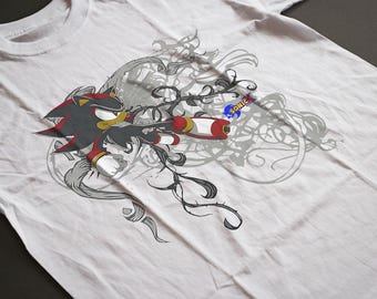 Shadow the hedgehog s-onic Men's White T-shirt