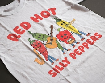 silly peppers - red hot - unisex t shirt