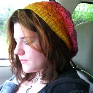 Fill in the Blank Slouchy Hat Knitting PATTERN image 2