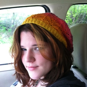 Fill in the Blank Slouchy Hat Knitting PATTERN image 3