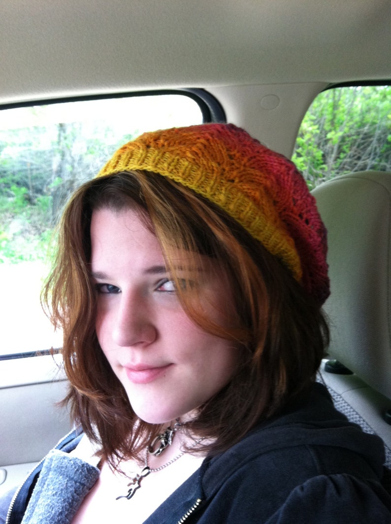 Fill in the Blank Slouchy Hat Knitting PATTERN image 3