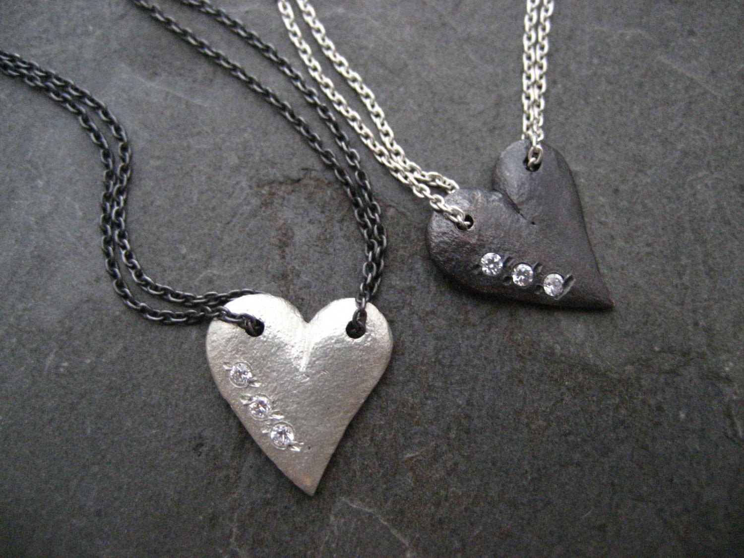ネックレス・ペンダント +ENGBROX+ silver925 fay heart necklace EBNL24030SV Sterling Silver Heart Pendant Necklace With Interchangeable