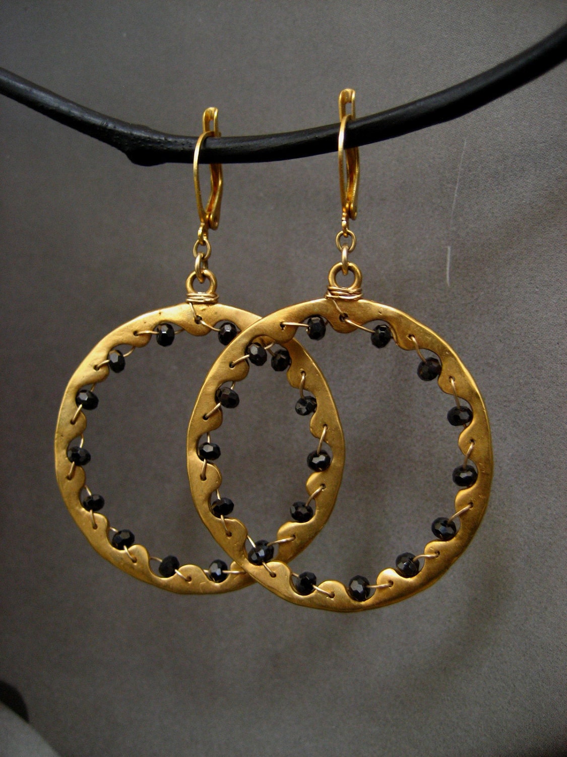 Fashion Hoops Hoop Earrings Round Black Onyx Mothers Day Gifts Jewelry Ct 4.86 Fashion Hoops Hoop Earrings Round Black Onyx Mothers Day Gifts Jewelry Ct 4.86