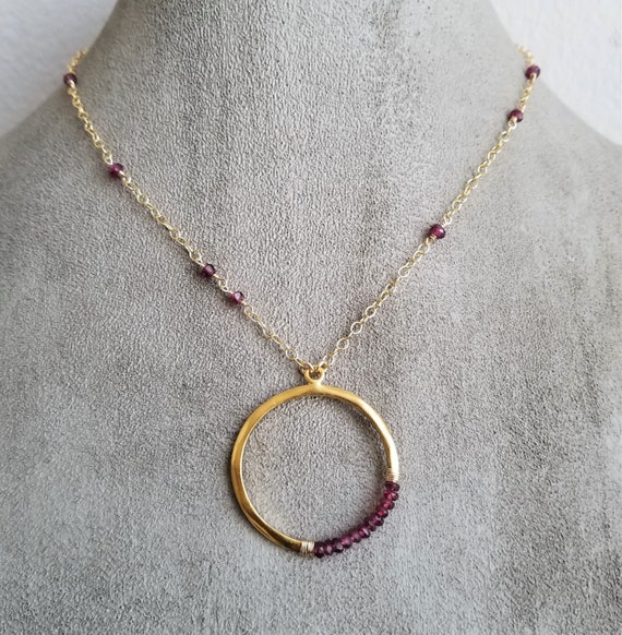 Red moon sale jewelry etsy