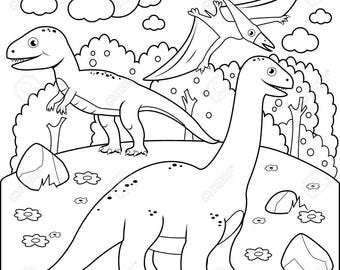 Dinosaur Coloring Book