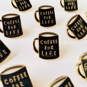 Coffee Lover Pins (Set of 3)