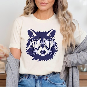 Feral Mama Racoon T-Shirt: Funny Mom Graphic Tee