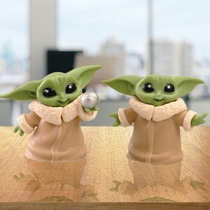 Set of 6pcs Funny Baby Yoda Figures, Grogu Figures, Yoda Mini Action Figure, Perfect Gift for Baby Yoda Lovers, Toy Figurine. image 5