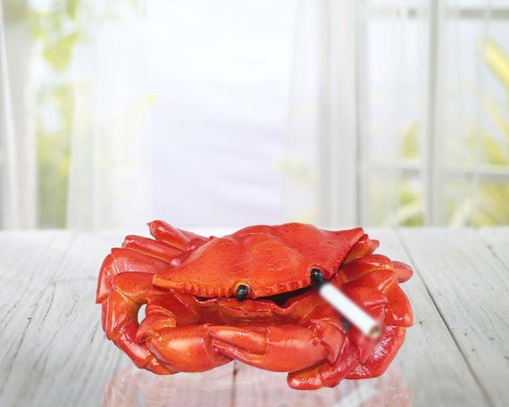 Decorative Crab Ashtray, Ashtray for Home, Decorative Outdoor