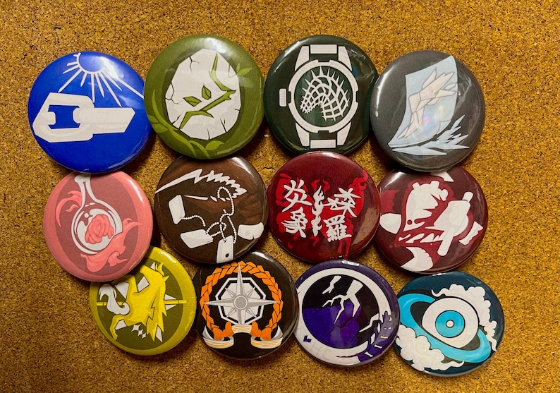 Limbus Button Limbus Company Sinner Icon Pin Buttons/badges 58mm - Etsy