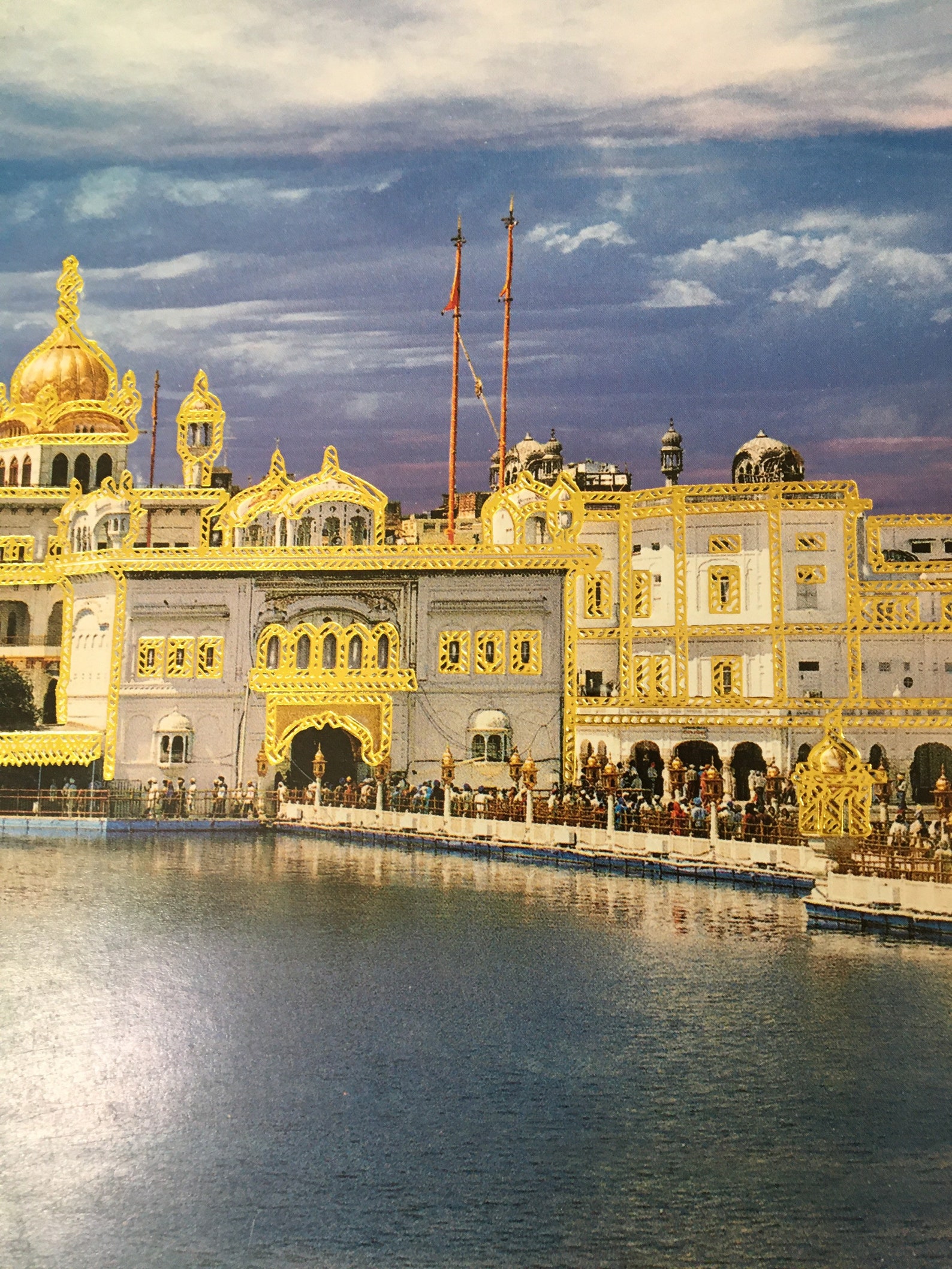 Vintage Golden Temple Print | Etsy