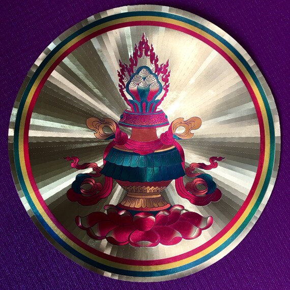 Buddhist Treasure Vase Sticker Etsy