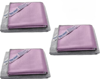 3 PACK (6Pcs) Norwex Basic Package; EnviroCloth + Window Cloth. (COLORS VARY)