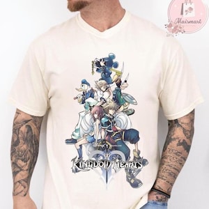 Disney Mickey Donald Kingdom Hearts Group Shot T-Shirt, Crop Top, Disney Matching Birthday Gifts, Disneyland Family Vacation Shirt, Animal