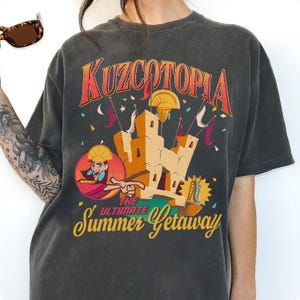 Disney The Emperor&#39;s New Groove Kuzcotopia T-Shirt, Crop Top, WDW Trip Tee, Disneyland Vacation Gift, Family Birthday Present, Adult Kid