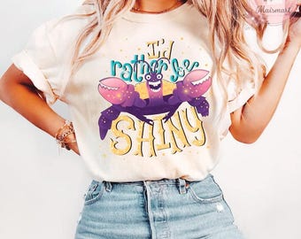 Moana 2 Tamatoa I'd Rather Be Shiny T-Shirt, Kid shirt, Disney Movie Collection, Shiny Villain Design, Perfect for Disney Fans, Classic Tee