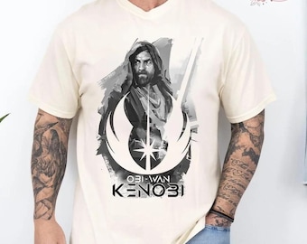 Star Wars Jedi Obi-wan Kenobi Lightsaber T-Shirt, Kid shirt, Vintage Design, Galaxy's Edge Collection, Perfect for Star Wars Fans, Sith Era