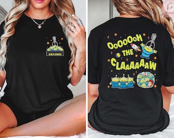 Funny Toy Story Aliens T-Shirt, Two Sided Claw Machine Design, Perfect Disneyland Trip Outfit, Aliens Walt Disneyworld Gift Tee