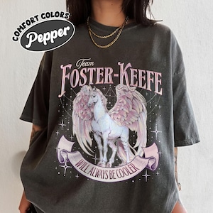 Team Foster-Keefe Comfort Colors Tee, Foxfire Academy Shirt, Keeper of the Lost Cities Kotlc Merch, Foster-Keefe Team Shirts