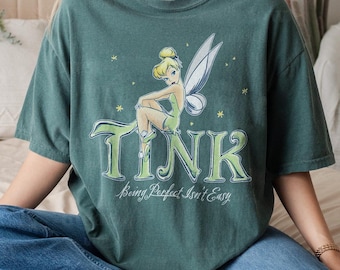 T-shirt fée clochette Disney, chemise Family Magic Kingdom, t-shirt princesse Disney rétro des années 90, cadeau de vacances Disneyworld, conception de noyau de fée
