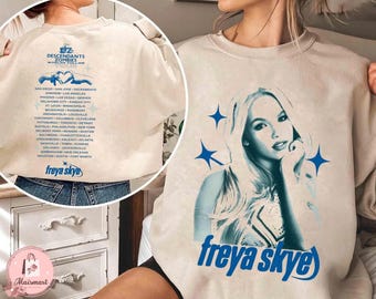 Disney Freya Skye T-Shirt, Crop Top, Descendants Concert, Summer Music Festival 2025, The Rise Of Red, Zombies Worlds Collide Tour